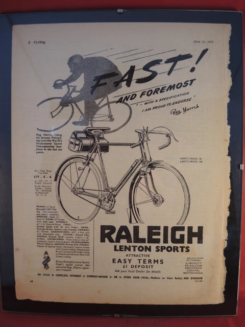 Poster Manifesto Locandina Pubblicità Sport Ciclismo Stampa Vintage Fausto Coppi