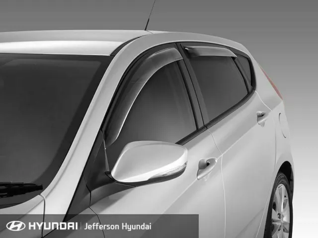 Hyundai Accent Hatch Only Genuine Tinted Stylevisors Weathershield Set of 4 New