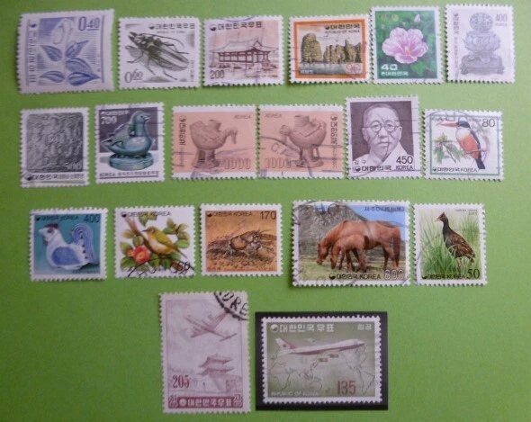 Corée Du Sud – Lot De 25 Timbres Divers – Collection Philatélie – Qualité Prophila – Idéal Pour Débutants Et Collectionneurs