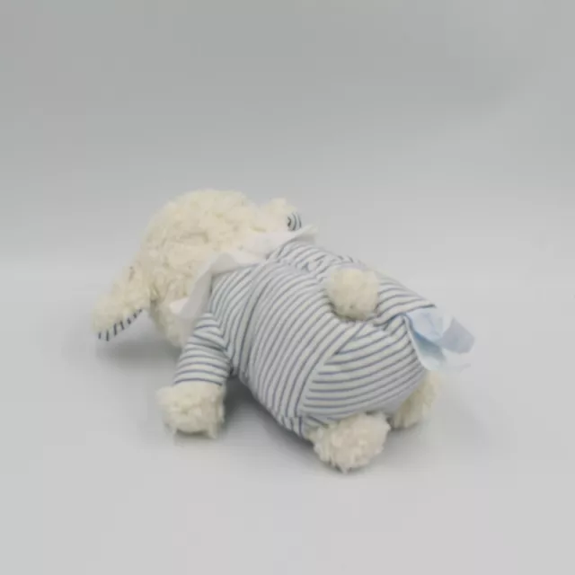 Doudou mouton blanc bleu rayé AVENE PEDIATRIL - 22097 3