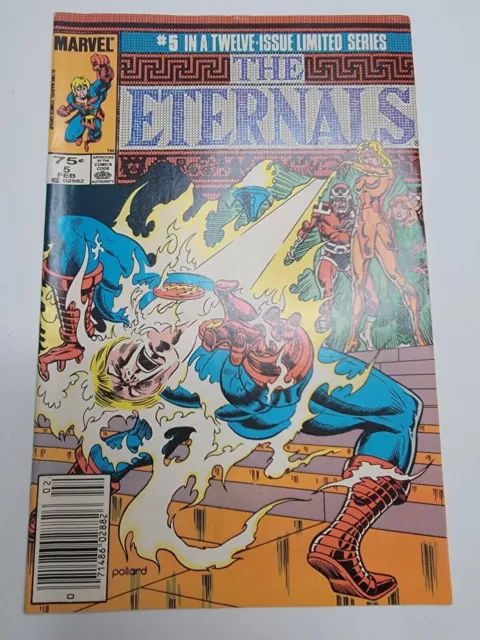 The Eternals #5 February 1985 Marvel Comics Boarded Comic Book