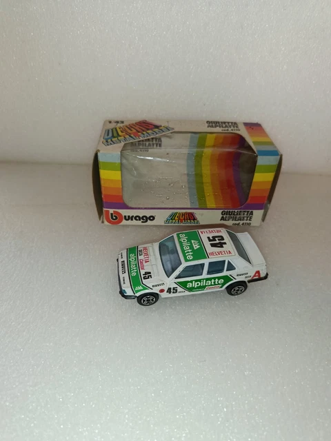 Burago #4110 Alfa Romeo Giulietta Alpilatte 1/43 - Occasion Boîte - RetroCBA.com