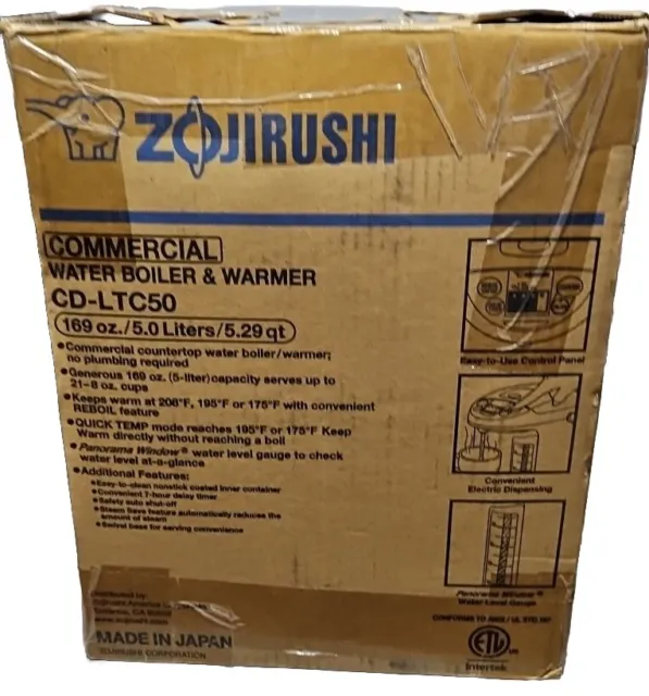 Zojirushi cd-ltc50-ba Commercial Water Boiler and Warmer (Black) with