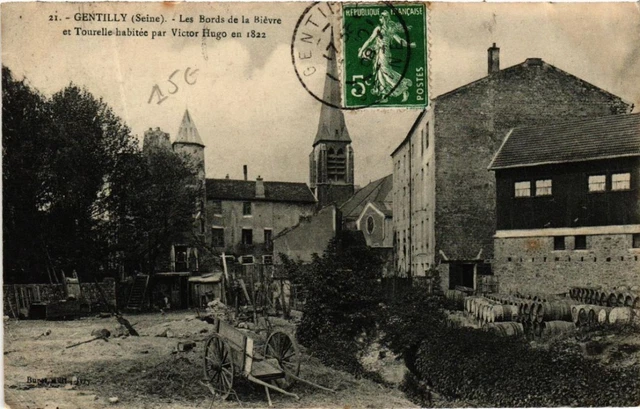 CPA AK GENTILLY Bords de la Bievre et Turret inhabited by Victor Hugo (600445)