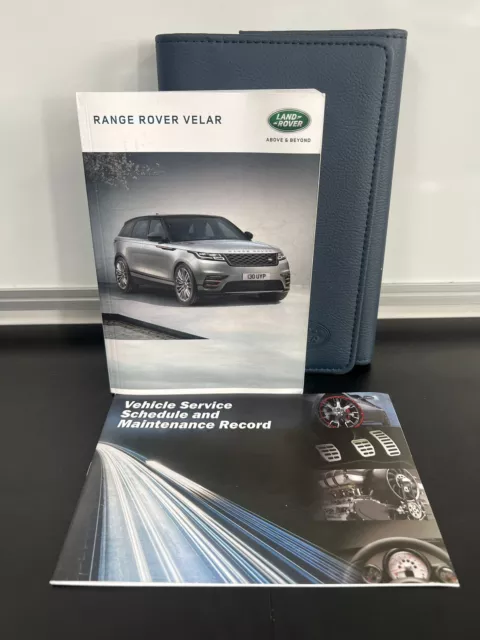 Range Rover Velar Owners Pack / Handbook / Manual + Wallet 2017~2020 (2018)!