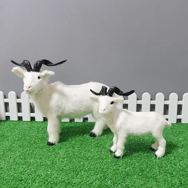 Garden Landscape Ornament Home Backyard Sculptures Lamb Statue Goat Figurine