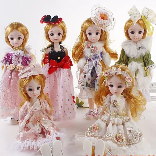 10 Styles Princess Doll Dresses Handmade Beautiful Skirt Pants  1/6 BJD Doll