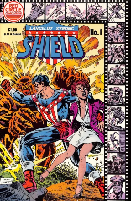 The Shield #1-2 (1983) FN+ Red Circle Comics