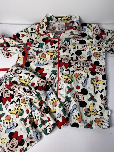 Peter Alexander Jnr Boys Girls Mickey Mouse Pjs Pyjamas Size 10 Disney