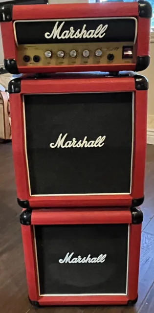 Vintage 1987 Marshall Lead 12 Mini Stack (Red)