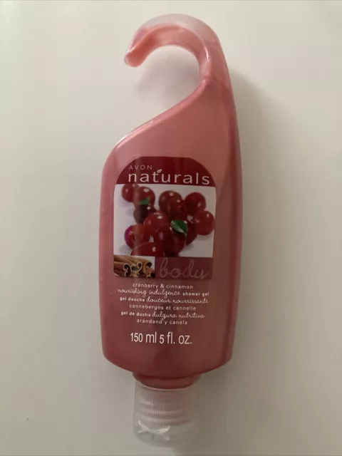 AVON Naturals ARÁNDANO Y CANELA Nutritivo Indulgencia Gel de Ducha Nuevo