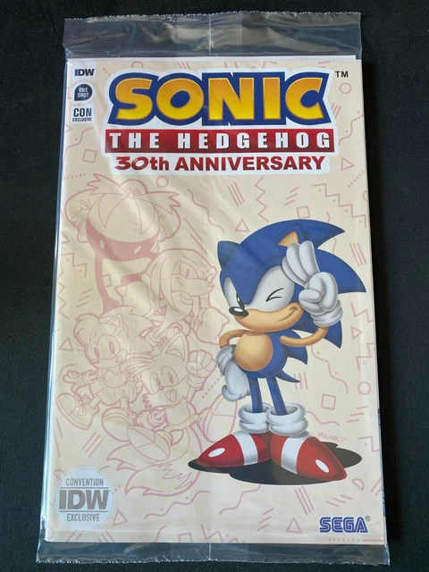 Sonic The Hedgehog 30th Anniversary SDCC 2021 Convention Exclusive Variant IDW