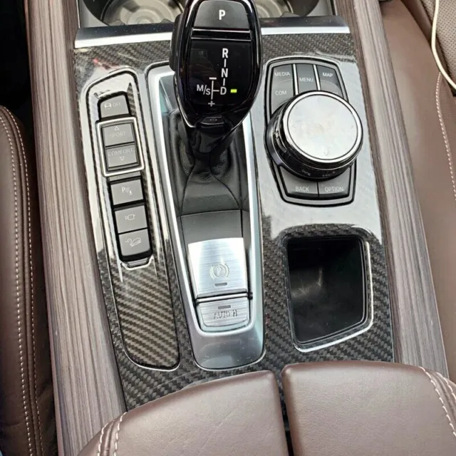 Carbon Mittelkonsole Getränkehalter passend für BMW F20 F21 F22 F23 F87  Facelift alle Teile von BENDA / Offenporig Matt-B-MK-CF-F87-2