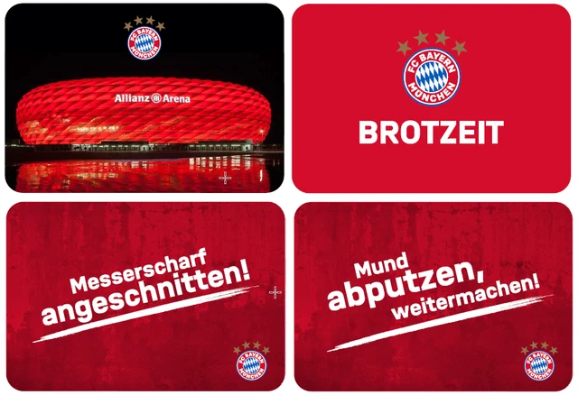FC Bayern München Weihnachtskarte Mit Umschlag – Klappkarte Im Festdesign, Perfekt Für Fans & Grüße