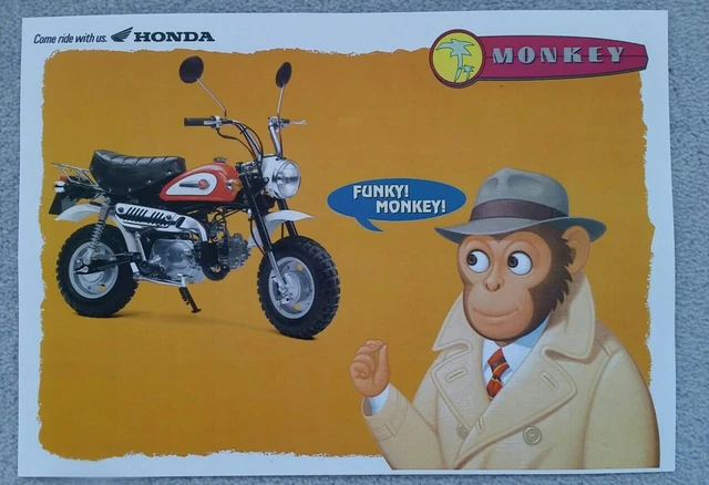 HONDA MONKEY MOTORCYCLE Sale Brochure £2.05 - PicClick UK