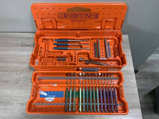 Medtronic Sofamor Danek Cornerstone-SR Lordotic 874-990 Anterior Approach Set