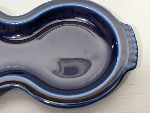 FIESTA WARE COBALT Blue Cream & Sugar Tray or Relish HLC Ring New ...