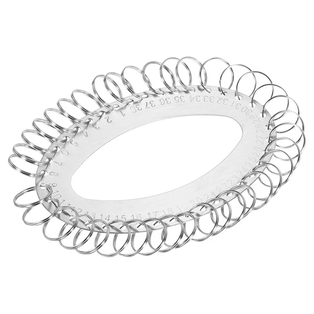 38 Anillos Inoxidable Acero Llavero Organizador, 2uds Portátil Llavero Gestión