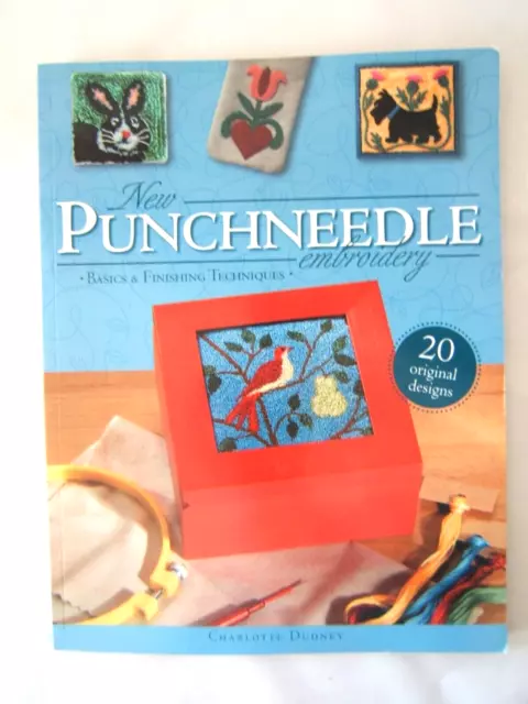 New Punch Embroidery Book by Charlotte Dudney  ~ NEW