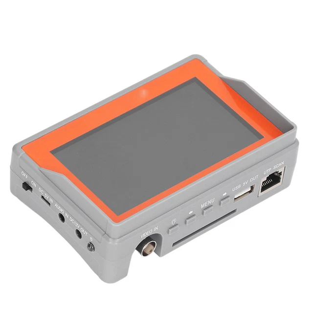 Tester monitor video HD 4,3 pollici tester analogico coassiale AHD video 2 in 1 tester TVCC