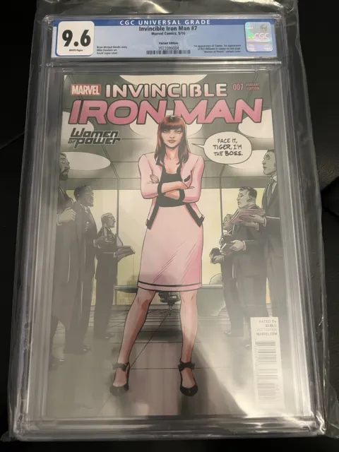 Invincible Iron Man #7 CGC 9.6 Women of Power Variant 1st App Riri Williams 2016