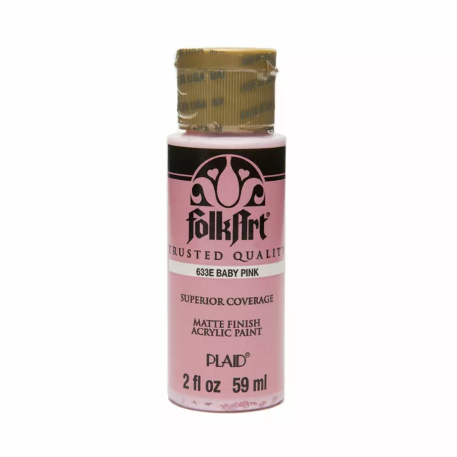 FolkArt MATTE Acrylfarbe 2oz 59ml Flaschen - Qualitätsacrylfarbe von PLAID 3