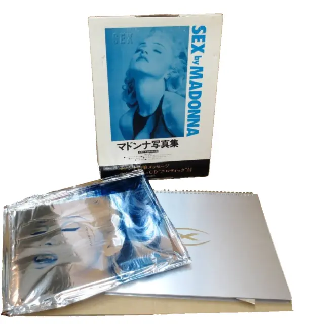 SEX by MADONNA PHOTO BOOK 1992 With BOX and CD Used from japan in japanese