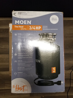 Moen GXS75C GX 3/4 HP Continuous Feed Garbage Disposal with Sound Reduction