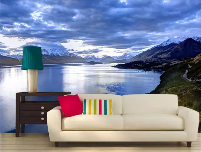 Lake In New Zealand Full Wall Mural Photo Wallpaper Print Kids Home 3D Decal