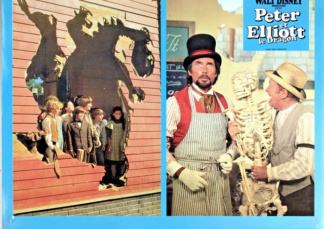 PHOTO CINÉMA. PETER ET ELLIOT LE DRAGON. Disney. 295 x 235 mm - 1977