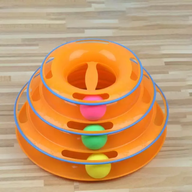 Cat Kitten Toy Track Ball Interactive Training Catch Toys Amusement Supplies