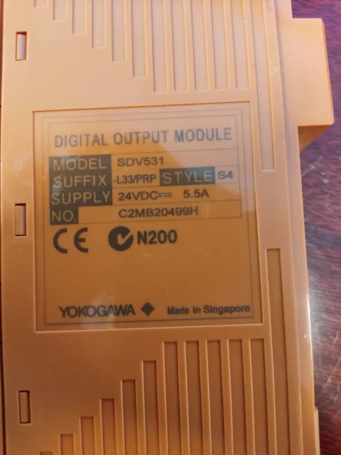 Yokogawa SDV531 Módulo de salida digital SDV531-L33/PRP S4