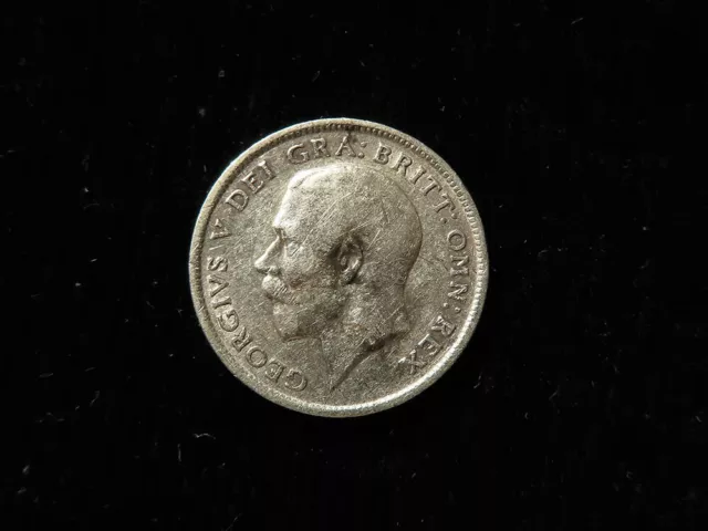 GB George V Silver Sixpence 1917