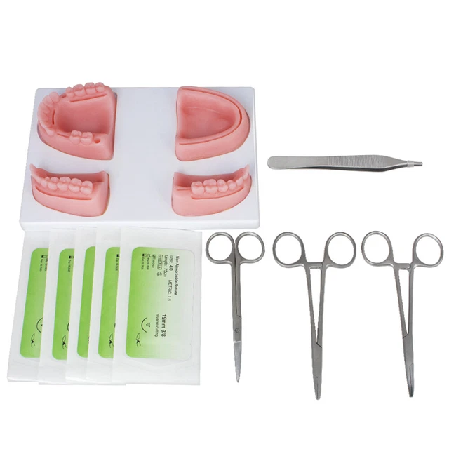 DENTAL SURGICAL ORAL Suture Practice Kit Suture Pad Set For Student