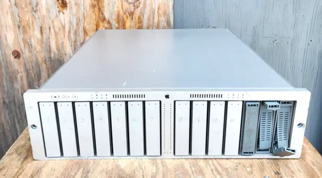 Apple XSERVE RAID A1009 Network Enclosure w/ 12 500GB Hard drives SOLD AS IS