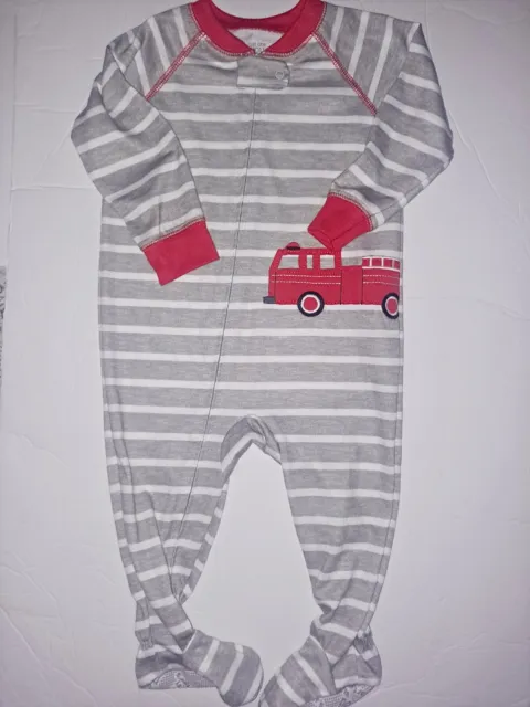 Carter’s Just one You Baby Boy 12 Months Fire Truck Pajamas Sleepwear