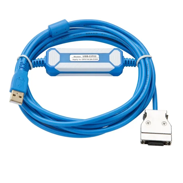 USB-CIF02 PLC Programming Cable for Omron CPM1 CPM1A CPM2A CQM1 C200HS HX HG HE