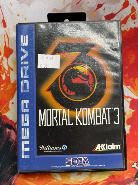 Mortal Kombat II Sega Master Système Porte-Clés Porte-Clé