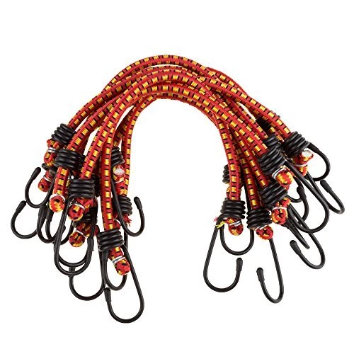 12 Bungee Cords - 10 Pack