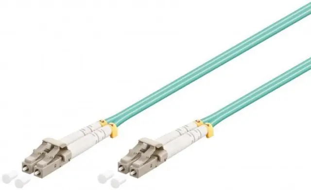 LWL Câble Multi Mode OM3, - Ferr ( UPC ) > ), Turquoise 2,0m 2m