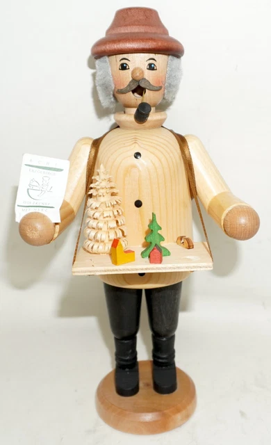Räuchermann Räuchermännchen Händler Erzgebirge 20cm NICHT GERAUCHT
