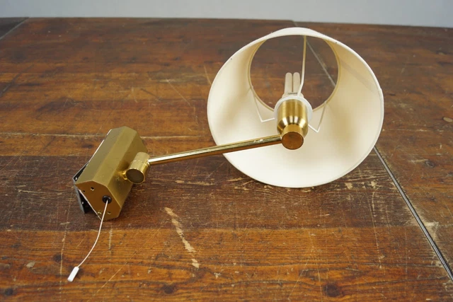 Wall Lamp Vintage Brass Reading Lamp Hollywood Regency 60er Retro 70er 3