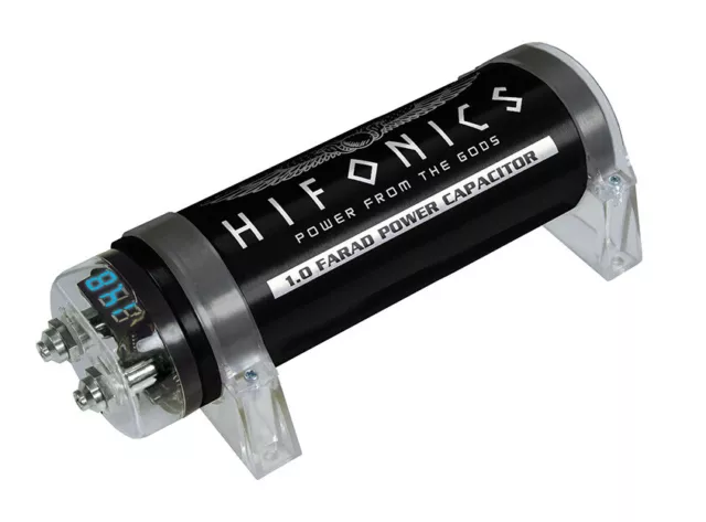 Hifonics HFC 1000 Pufferelko 1 Farad Condensateur Condensateur Powercap 3