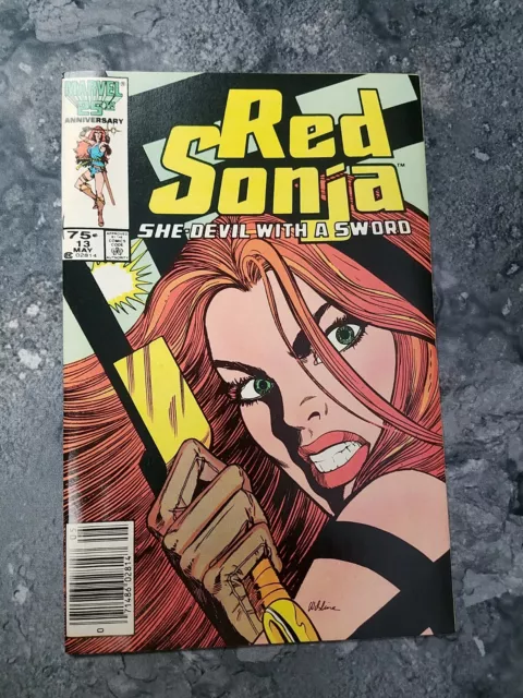 Red Sonja Vol. 3 #13 Marvel Comics 1986 Newsstand FN Wilshire Cover