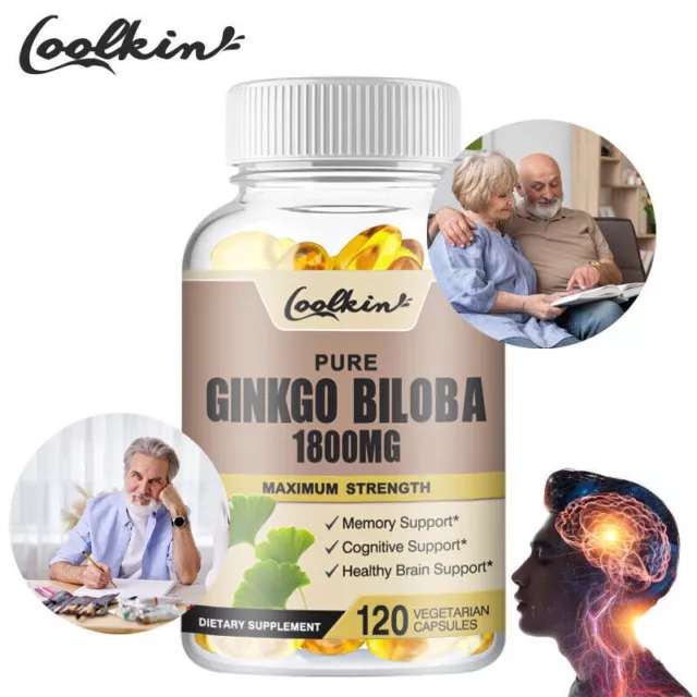 Ginkgo Biloba 1800mg - Améliore La Mémoire, Améliore La Fonction Cognitive