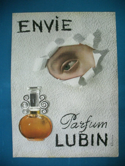 Publicite De Presse Lubin Parfum Envie Illustration Duplan Ad 1947