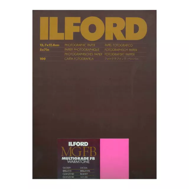 Ilford Multigrade FB Warmtone 1K (glanz) 12,7x17,8cm 100 Blatt