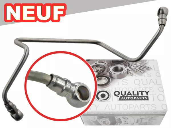 Durite Tuyau Ligne alimentation d'huile pour turbo PEUGEOT 1007 206 207 1.6 HDI