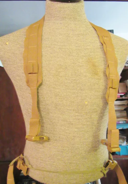 Usmc Coyote Ibiley Chest Rig   Shoulder Straps  Harness Assembly 5668