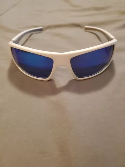 Pyramex Goliath Black Ice Blue Mirror Lens Safety Glasses Sunglasses Z87.1